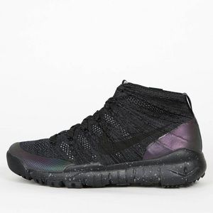 Nike Wmns Flyknit Trainer Chukka SneakerbootBlack
